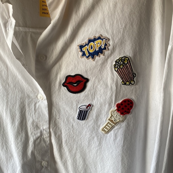 Zara button down with patch detail - Picture 3 of 5